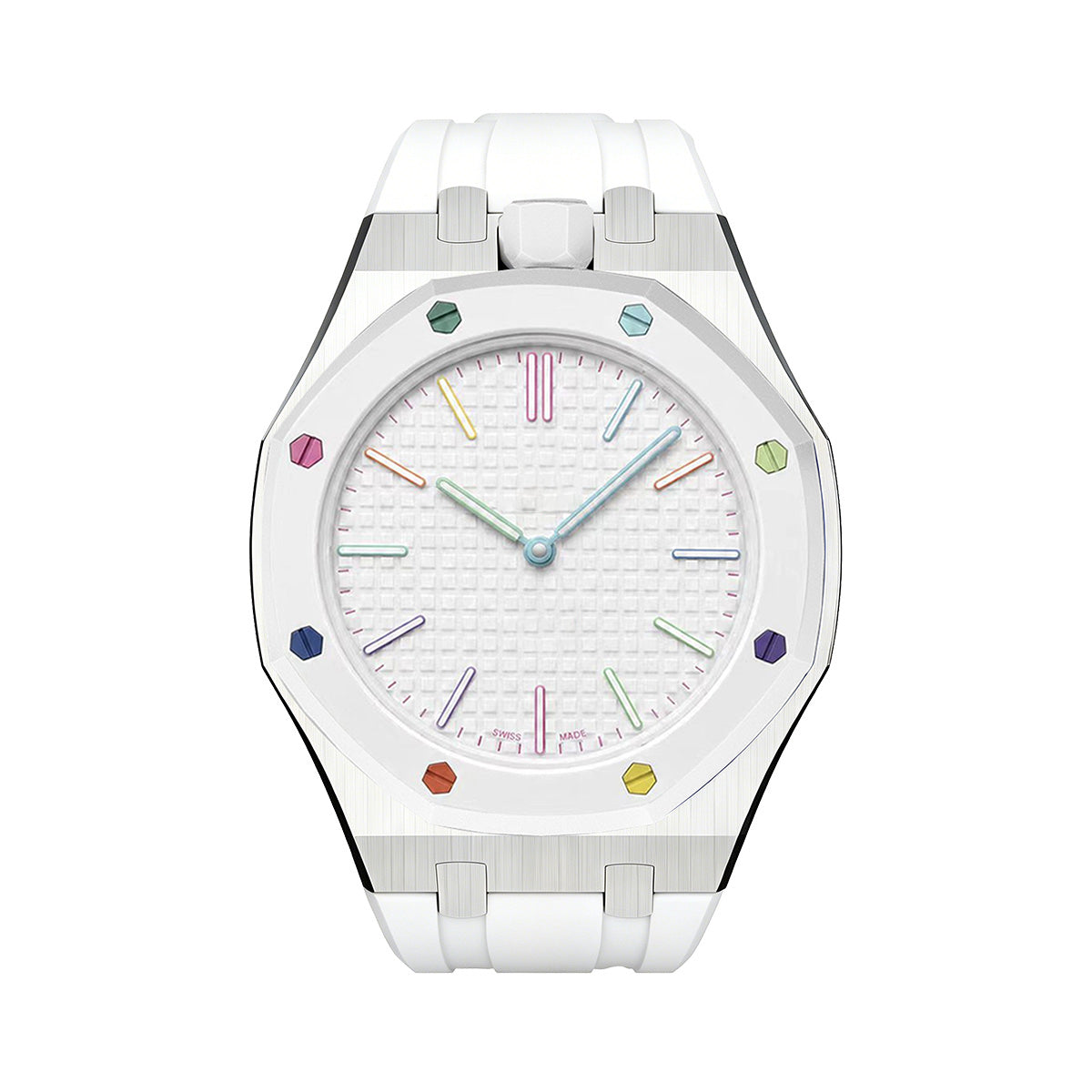 [Garvey]OAK POP WHITE STEEL SILICONE STRAP