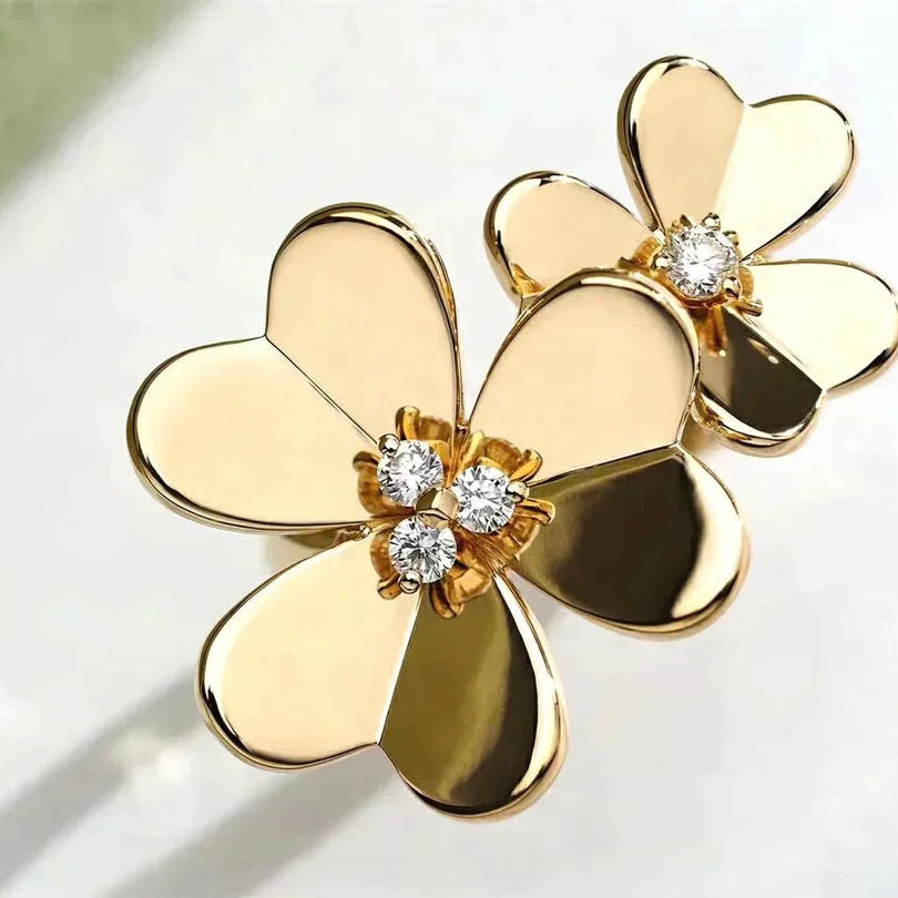 [Garvey ]CLOVER COMOS GOLD DIAMOND RING