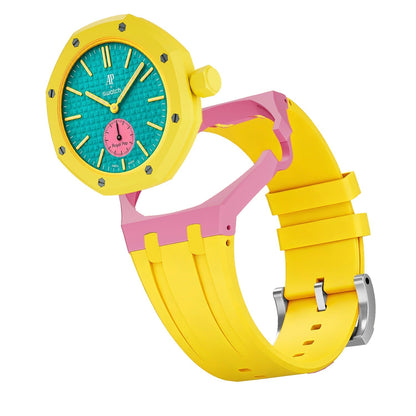 [Garvey]Royal Oak Pop Exclusive Bioceramic Case & Silicone Strap Mix Color