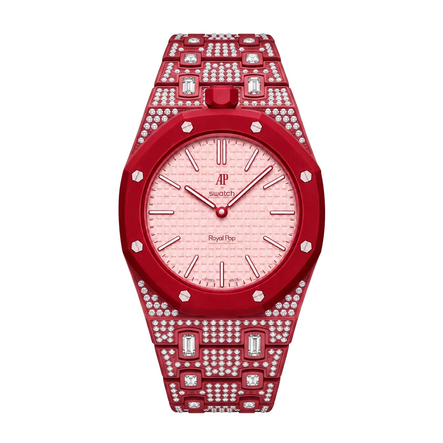 [Garvey]Royal Oak Pop Exclusive Bioceramic Case & Bioceramic Strap Full Diamond