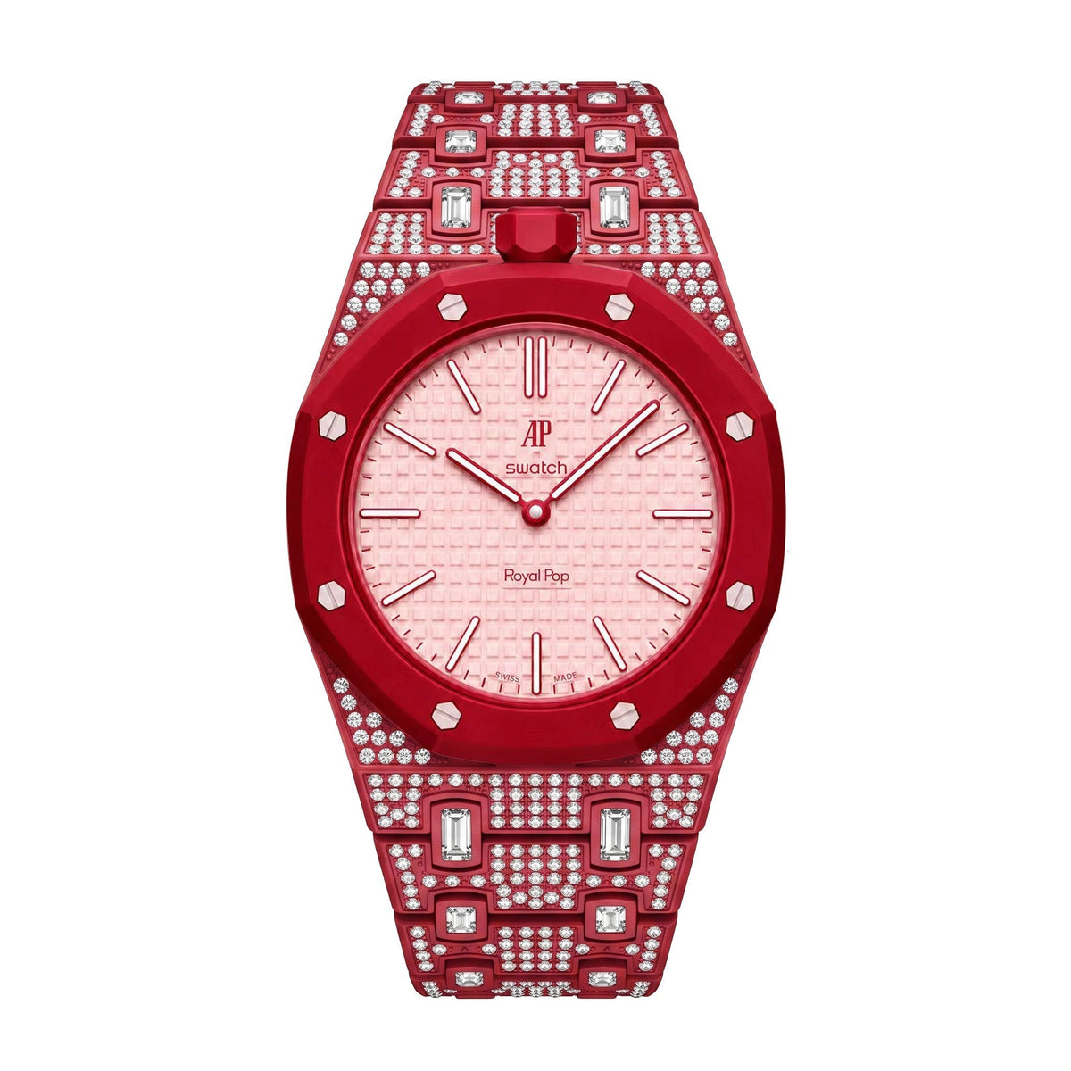 [Garvey]Royal Oak Pop Exclusive Bioceramic Case & Bioceramic Strap Full Diamond