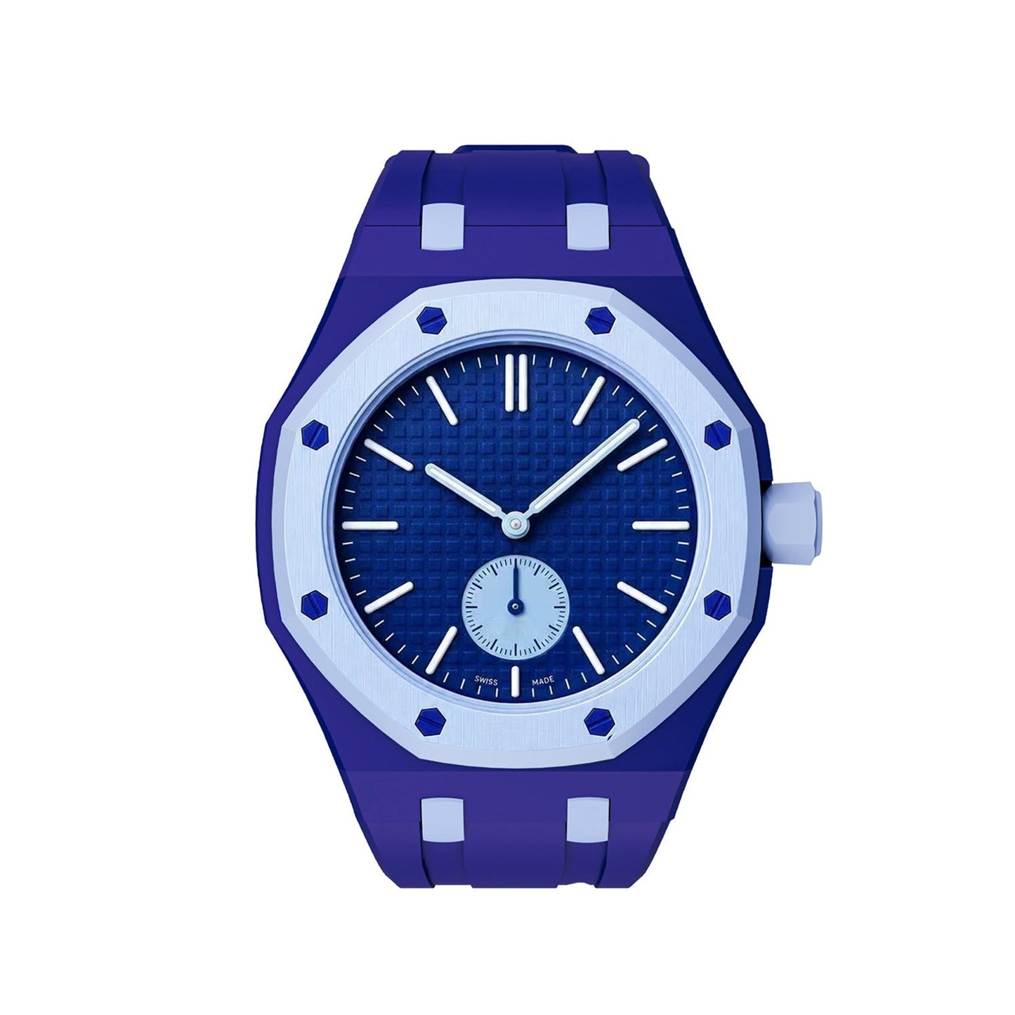 [Garvey]OAK POP EXCLUSIVE DARK BLUE AND LIGHT BLUE SILICONE STRAP