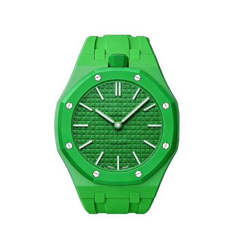 [Garvey]OAK POP EXCLUSIVE GREEN SILICONE STRAP