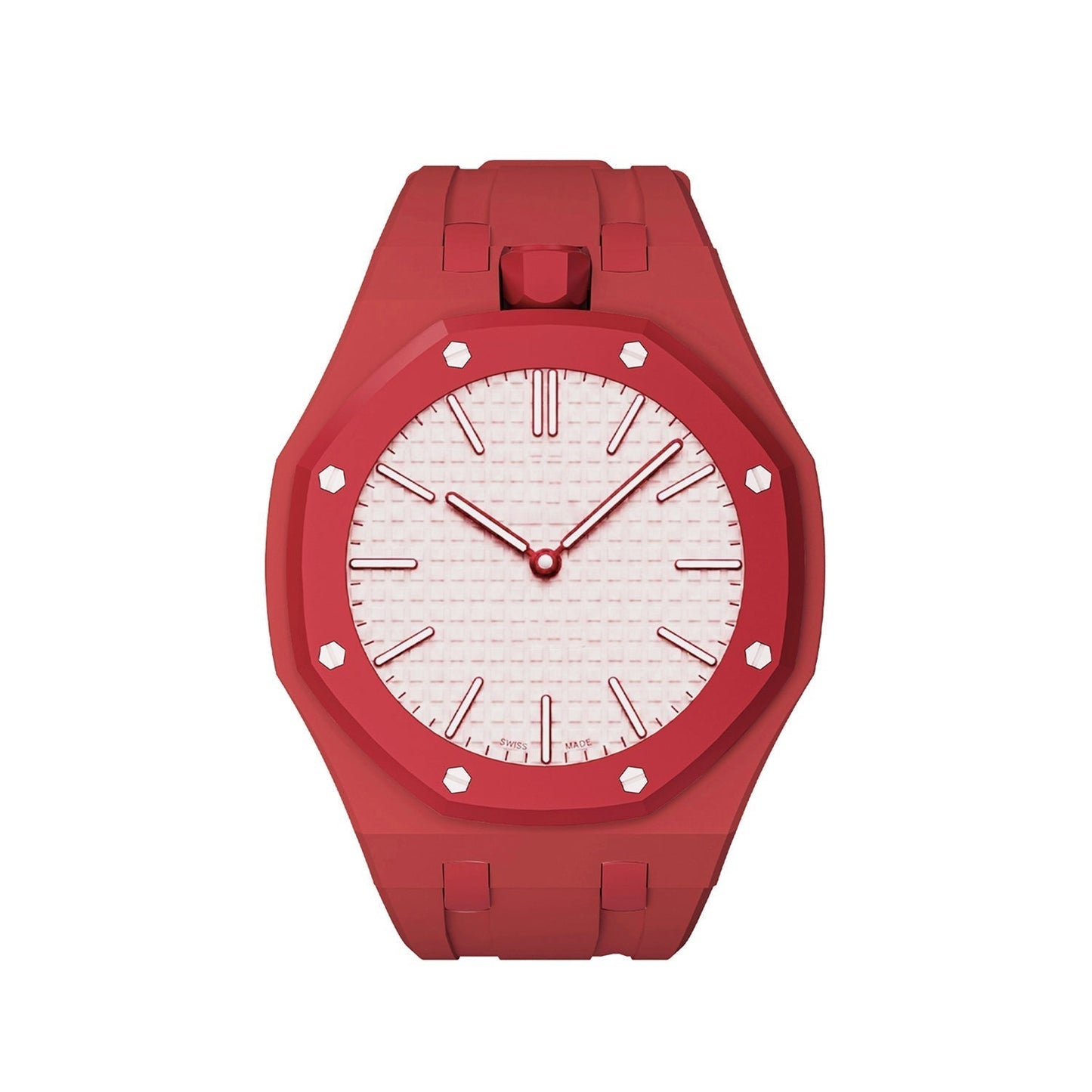 [Garvey]OAK POP EXCLUSIVE RED SILICONE STRAP