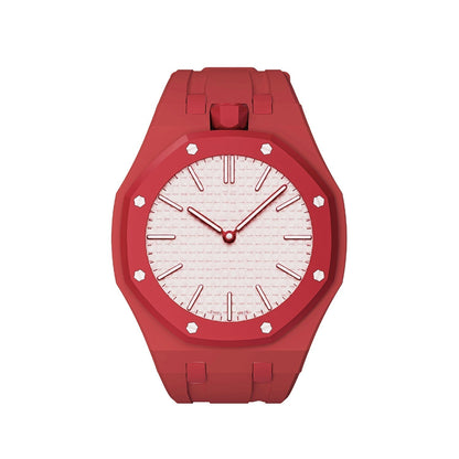 [Garvey]OAK POP EXCLUSIVE RED SILICONE STRAP