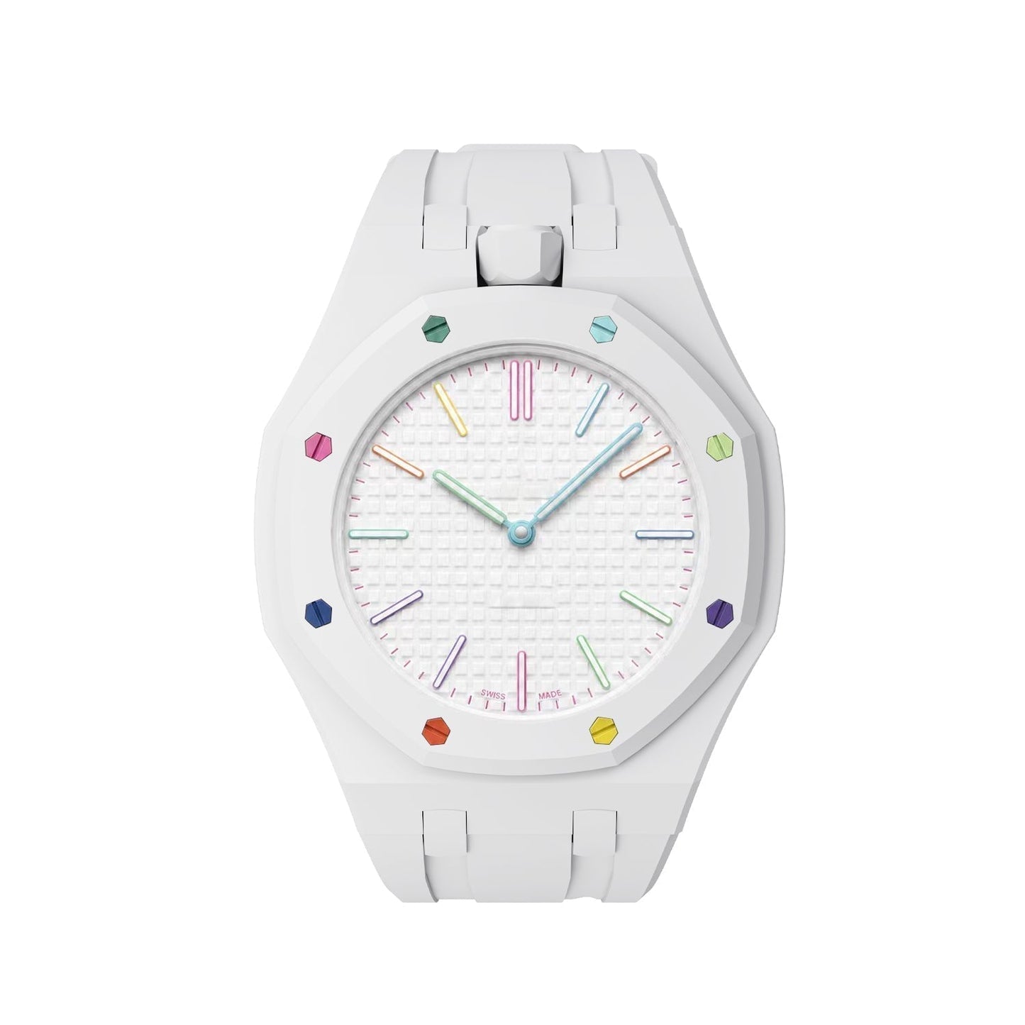 [Garvey]OAK POP EXCLUSIVE  WHITE SILICONE STRAP