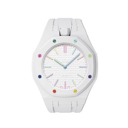 [Garvey]OAK POP EXCLUSIVE  WHITE SILICONE STRAP