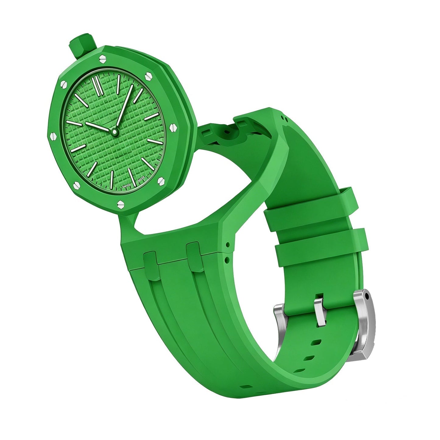 [Garvey]OAK POP EXCLUSIVE GREEN SILICONE STRAP