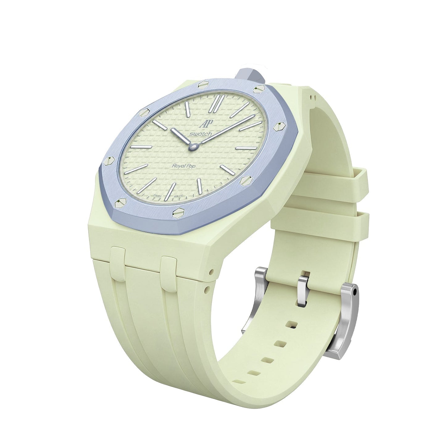 [Garvey]OAK POP EXCLUSIVE CREAMY YELLOW SILICONE STRAP
