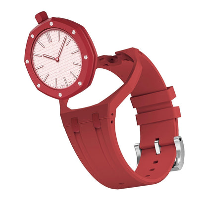 [Garvey]OAK POP EXCLUSIVE RED SILICONE STRAP