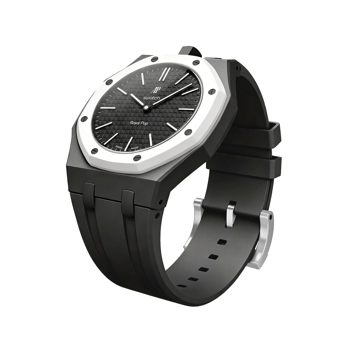 [Garvey]OAK POP EXCLUSIVE BLACK SILICONE STRAP
