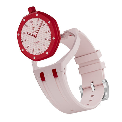 [Garvey]OAK POP EXCLUSIVE PINK AND RED SILICONE STRAP