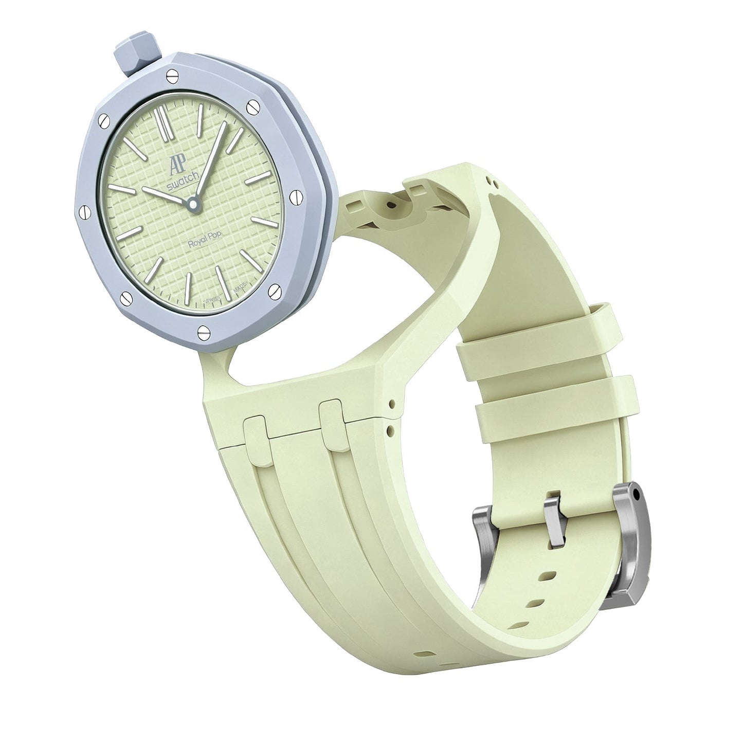 [Garvey]OAK POP EXCLUSIVE CREAMY YELLOW SILICONE STRAP