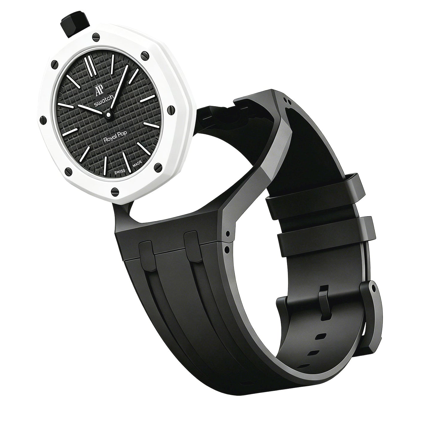 [Garvey]OAK POP EXCLUSIVE BLACK SILICONE STRAP