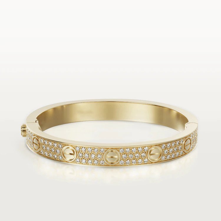 [Garvey ]LOVE BRACELET 6.1MM DIAMOND-PAVED