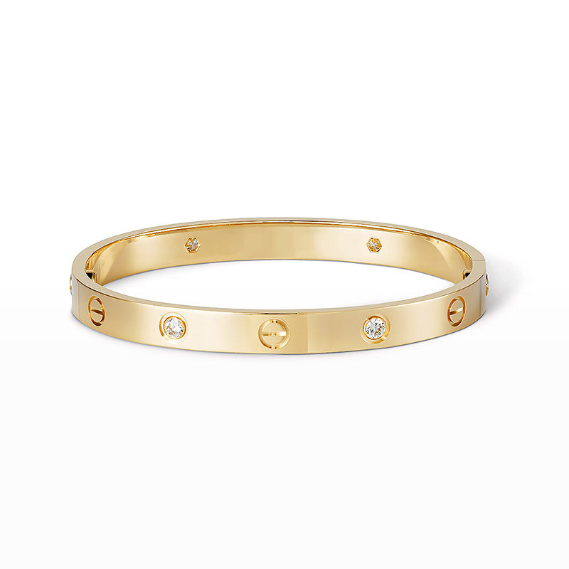 [Garvey ]LOVE BRACELET 6.1MM 4 DIAMONDS