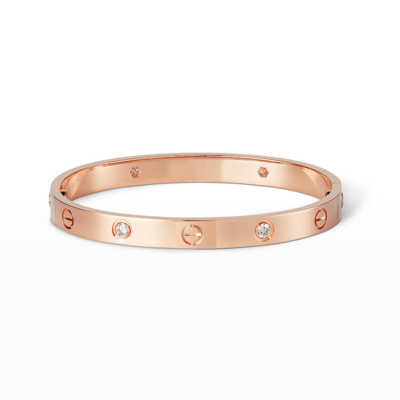 [Garvey ]LOVE BRACELET 6.1MM 4 DIAMONDS