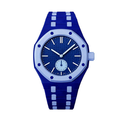 [Garvey]OAK POP EXCLUSIVE DARK BLUE AND LIGHT BLUE BIOCERAMIC STRAP
