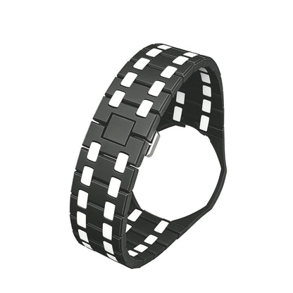 [Garvey]OAK POP EXCLUSIVE BLACK AND WHITE BIOCERAMIC STRAP