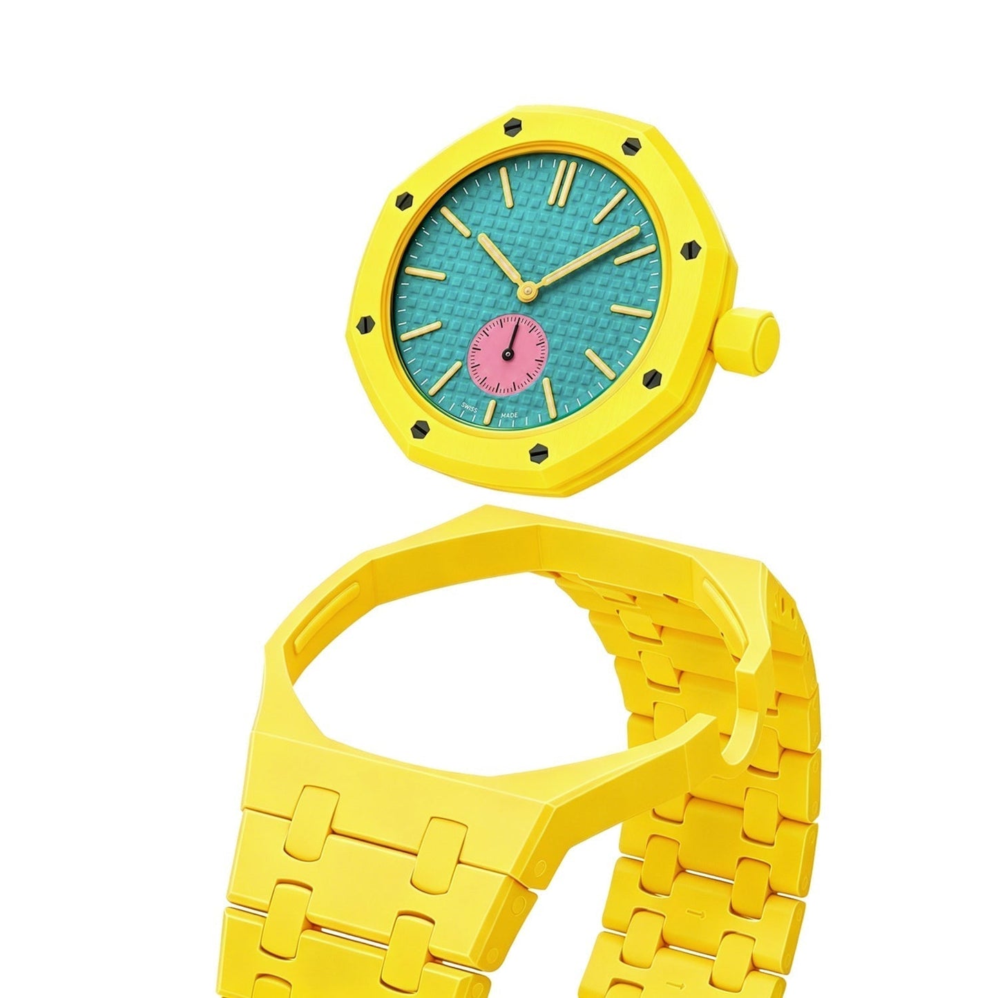 [Garvey]OAK POP EXCLUSIVE YELLOW BIOCERAMIC STRAP