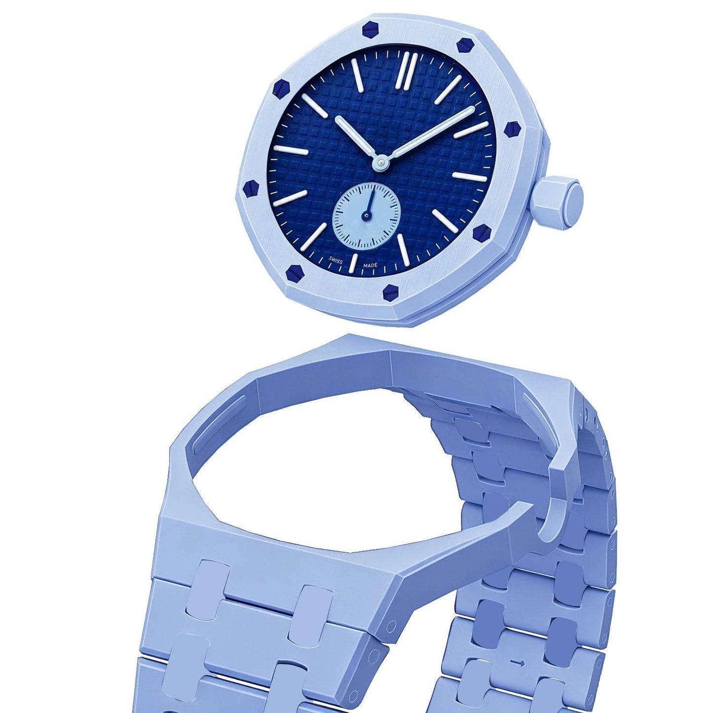 [Garvey]OAK POP EXCLUSIVE LIGHT BLUE BIOCERAMIC STRAP