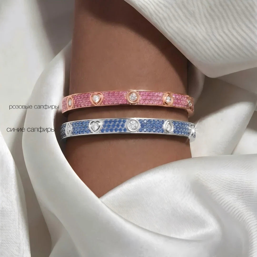 [Garvey]CLASSIC 6.1MM LOVE BRACELET 10-DIAMOND FULL PAVÉ