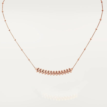[Garvey ]CLASH PINK GOLD NECKLACE