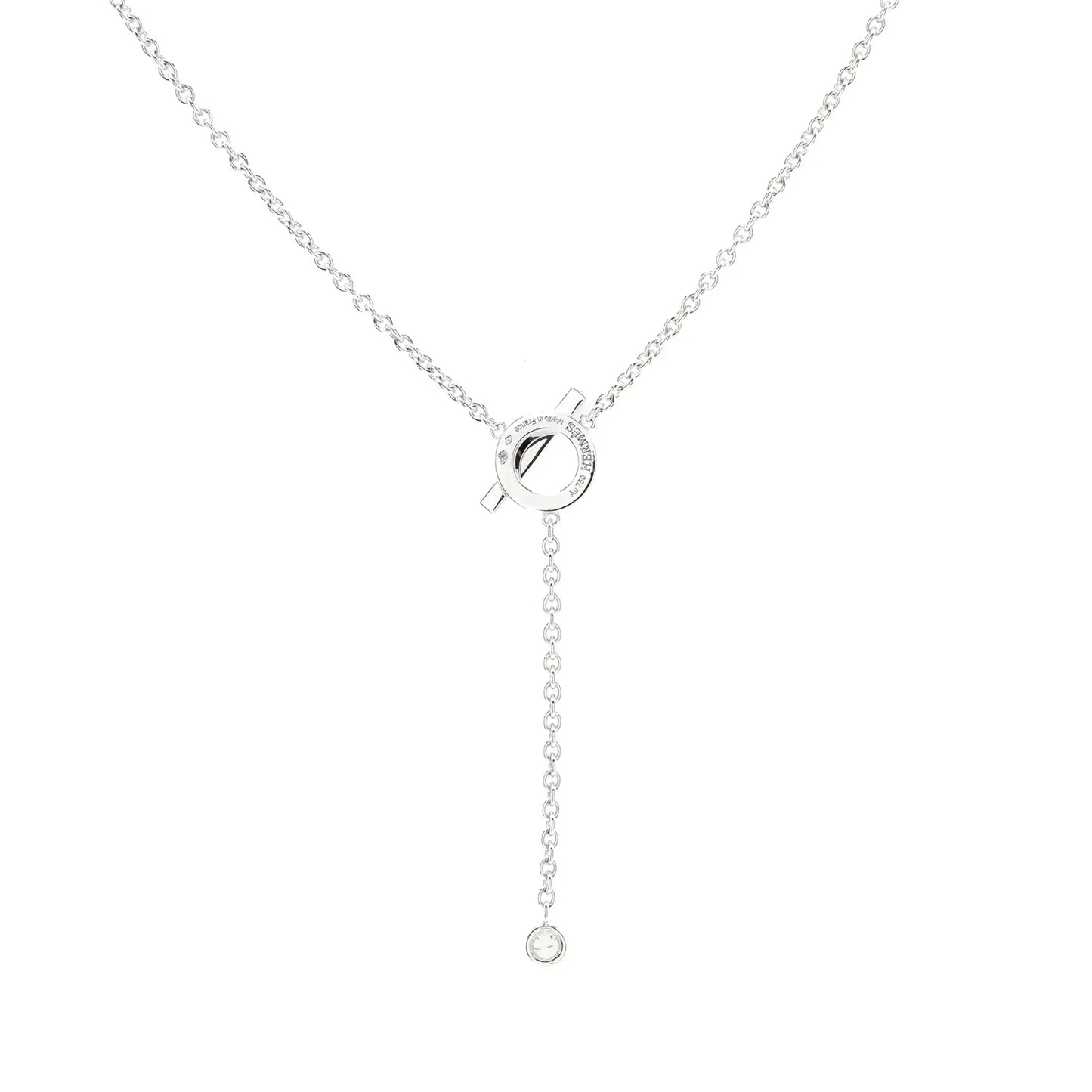 [Garvey]FINESSE SILVER DIAMOND NECKLACE
