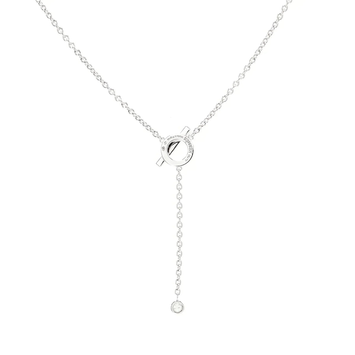 [Garvey ]FINESSE SILVER DIAMOND NECKLACE