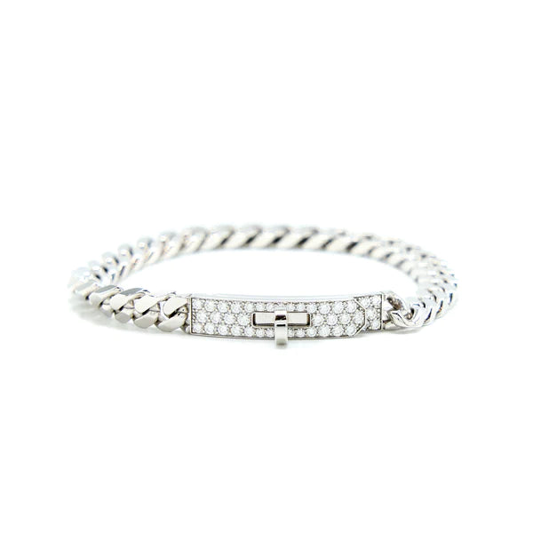 [Garvey ]KELLY CHAIN SILVER DIAMOND BRACELET