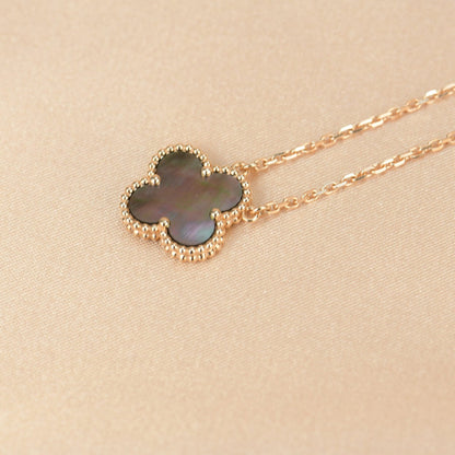 [Garvey ]CLOVER 15MM  GRAY MOTHER OF PEARL NECKLACE
