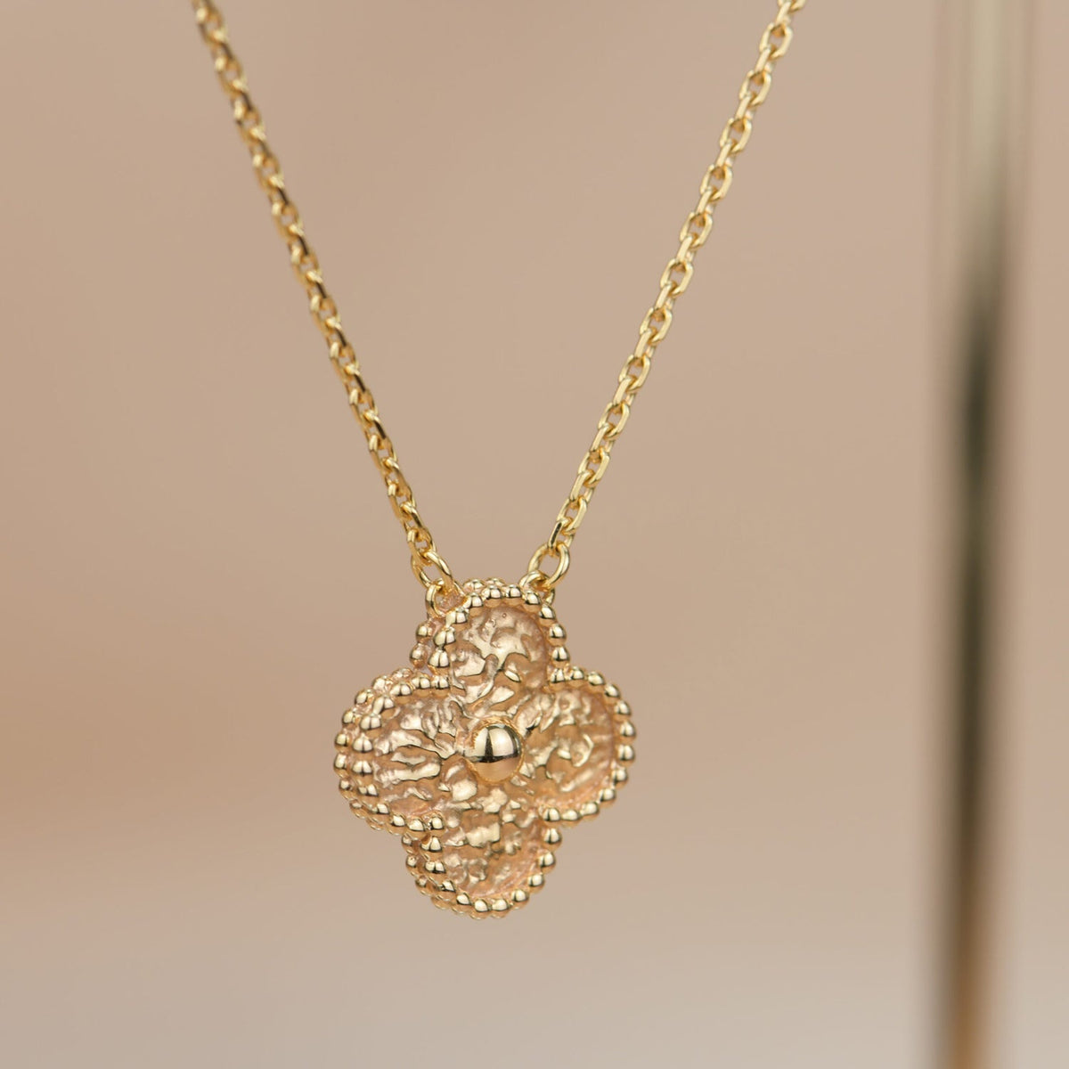 [Garvey ]CLOVER 15MM  BRONZING NECKLACE