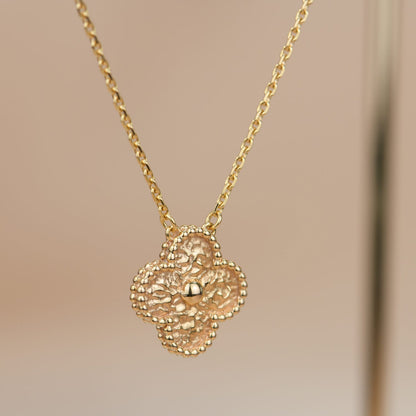 [Garvey ]CLOVER 15MM  BRONZING NECKLACE