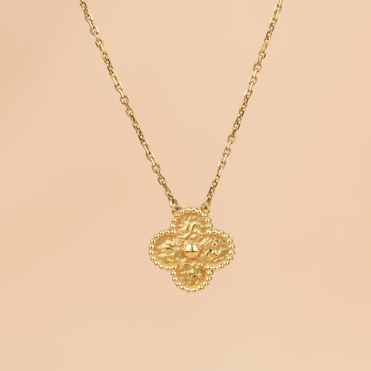 [Garvey ]CLOVER 15MM  BRONZING NECKLACE