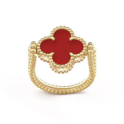 [Garvey]LUCKY CLOVER GOLD REVERSIBLE RING