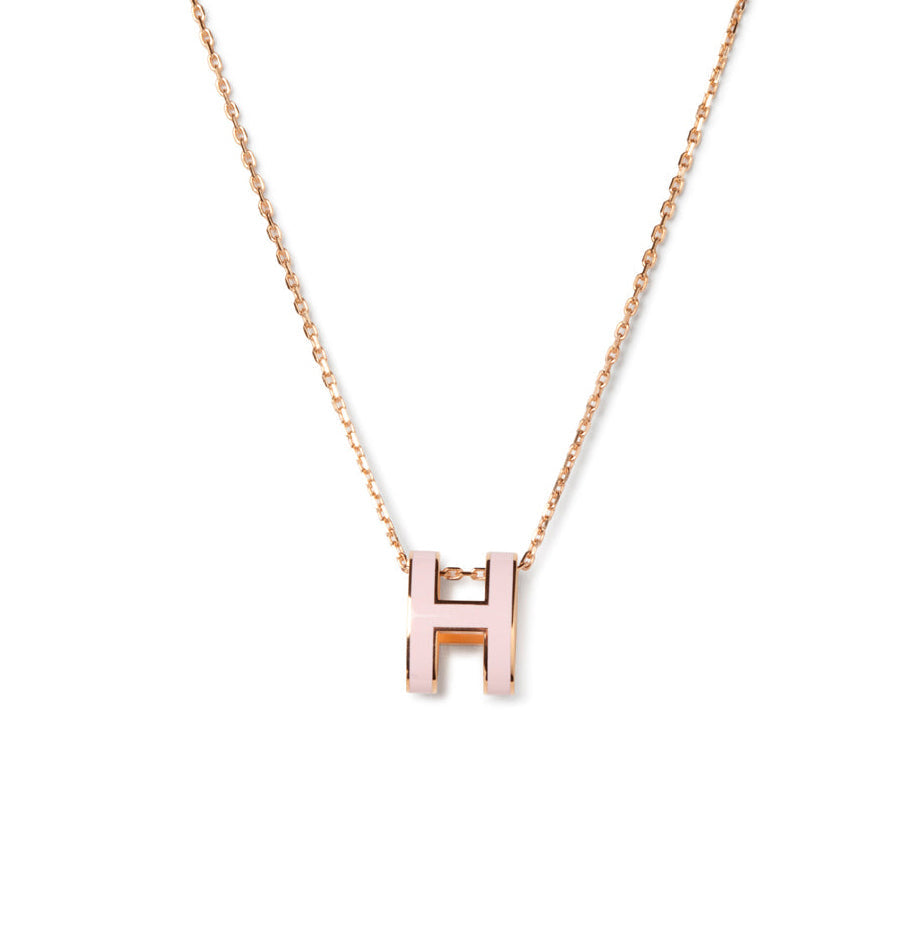 [Garvey]POP H PEDANT ROSE GOLD