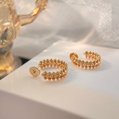 [Garvey ]CLASH SMALL HOOP EARRINGS