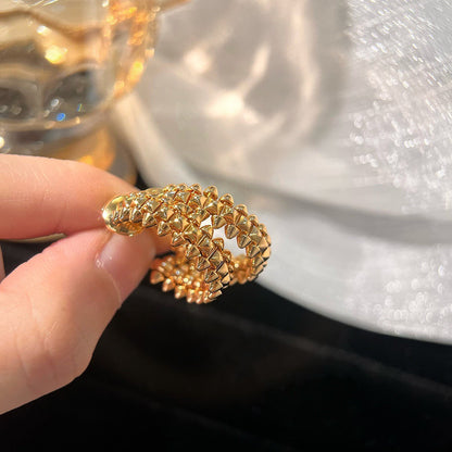 [Garvey ]CLASH SMALL HOOP EARRINGS