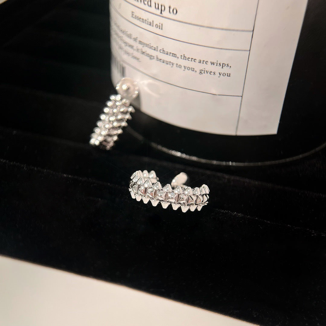 [Garvey ]CLASH SMALL HOOP EARRINGS