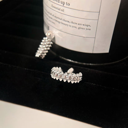 [Garvey ]CLASH SMALL HOOP EARRINGS