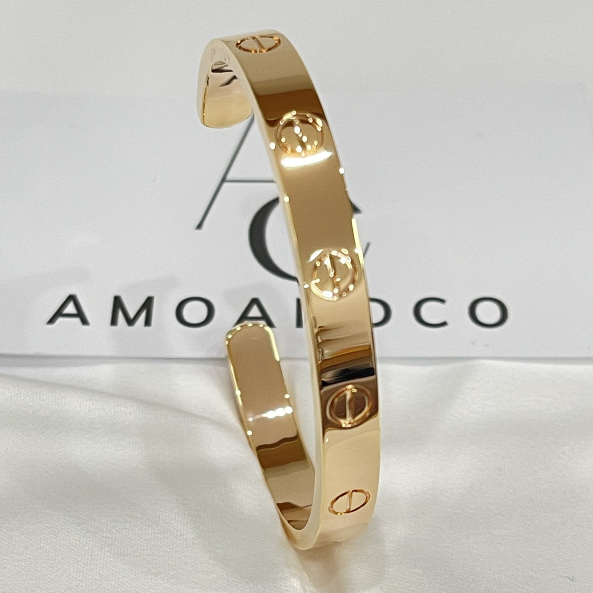 [Garvey ]LOVE BRACELET 6.1MM OPEN CUFF