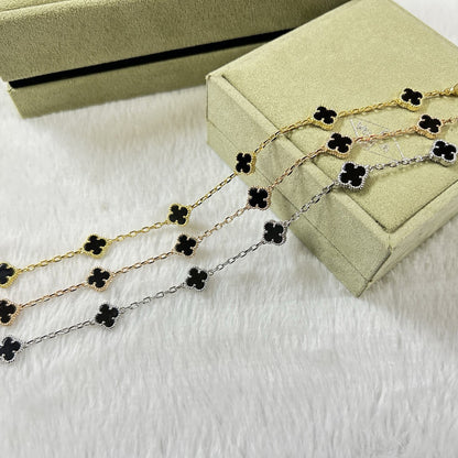 [Garvey ]CLOVER 6 MOTIF  ONYXS BRACELET