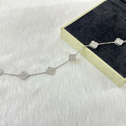 [Garvey ]CLOVER 6 MOTIF DIAMOND BRACELET