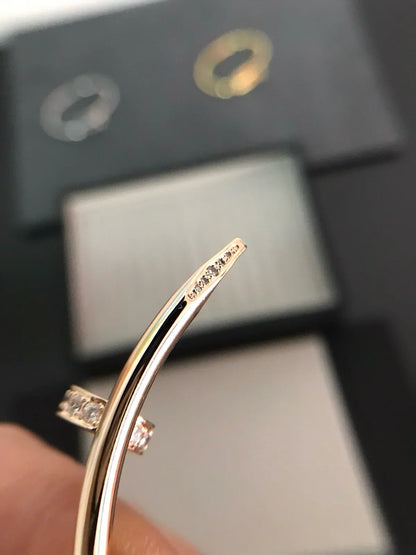 [Garvey]JUSTE UN CLOU 3.5MM CLASSIC DIAMOND BANGLE