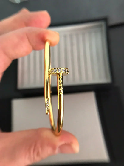 [Garvey]JUSTE UN CLOU 3.5MM CLASSIC DIAMOND BANGLE