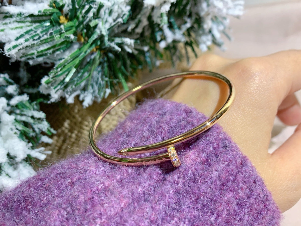 [Garvey ]JUSTE BRACELET 2.5MM DIAMONDS