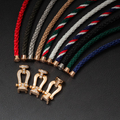 [Garvey ]FORCE LARGE HORSESHOE NO DIAMOND BRACELET SILVER