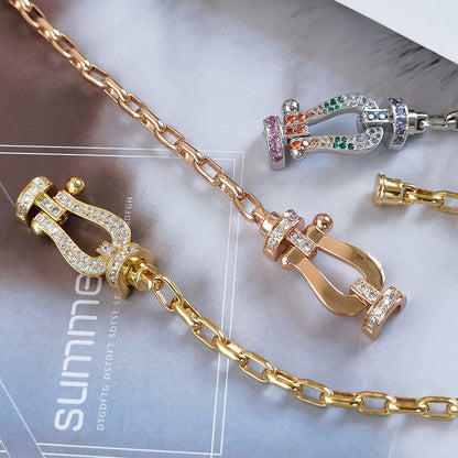 [Garvey ]FORCE LARGE HORSESHOE CLASP  METAL BRACELET