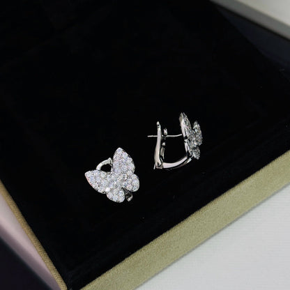 [Garvey ]BUTTERFLY ALL DIAMOND EARRINGS