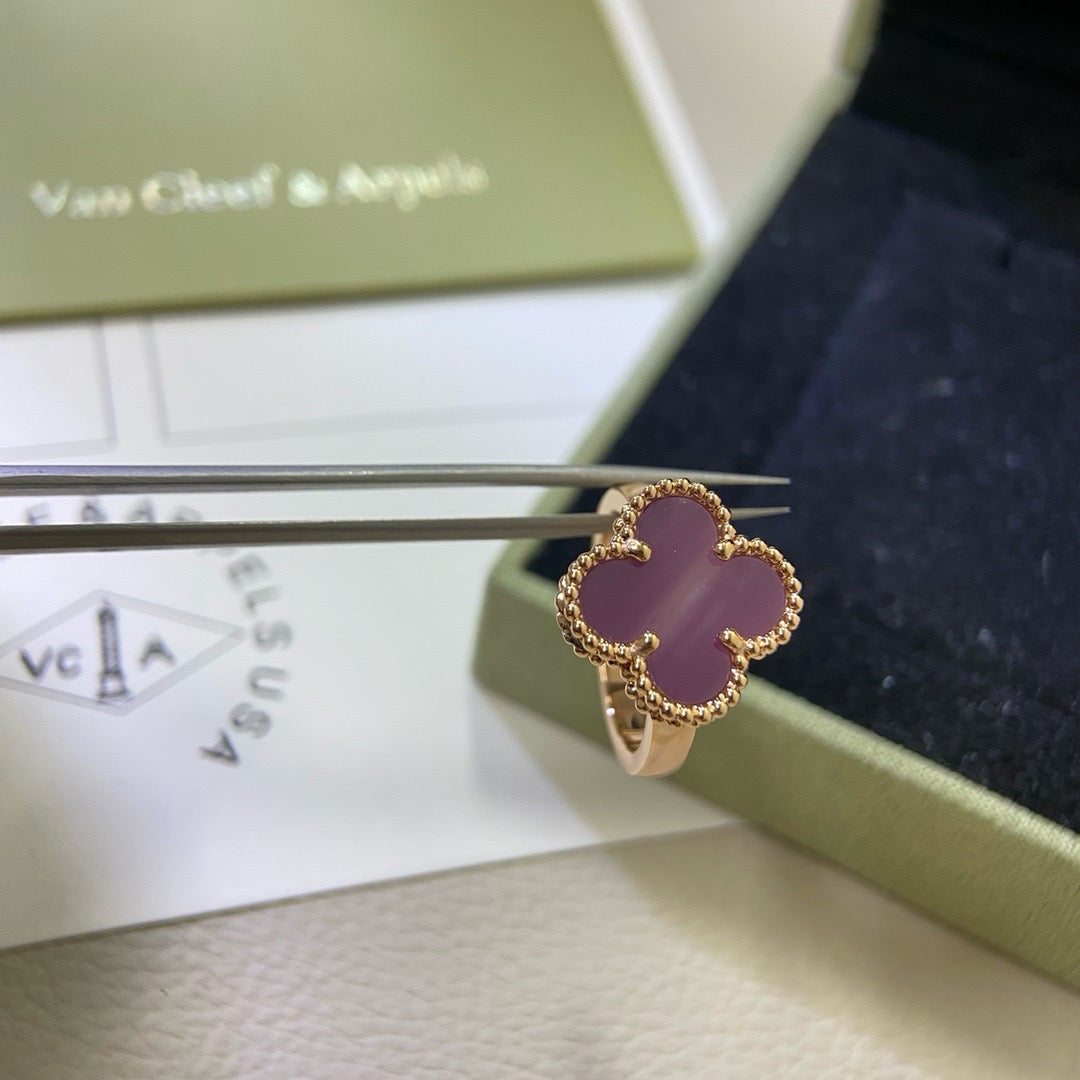[Garvey ]CLOVER  PURPLE VIOLET RING